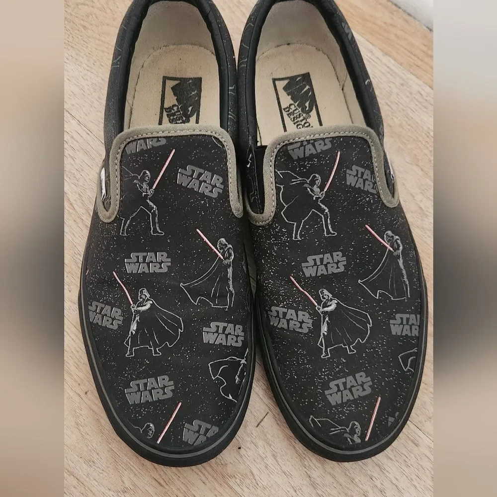 Vans Custom Design Star Wars Darth Vader Print Size 11 for Men